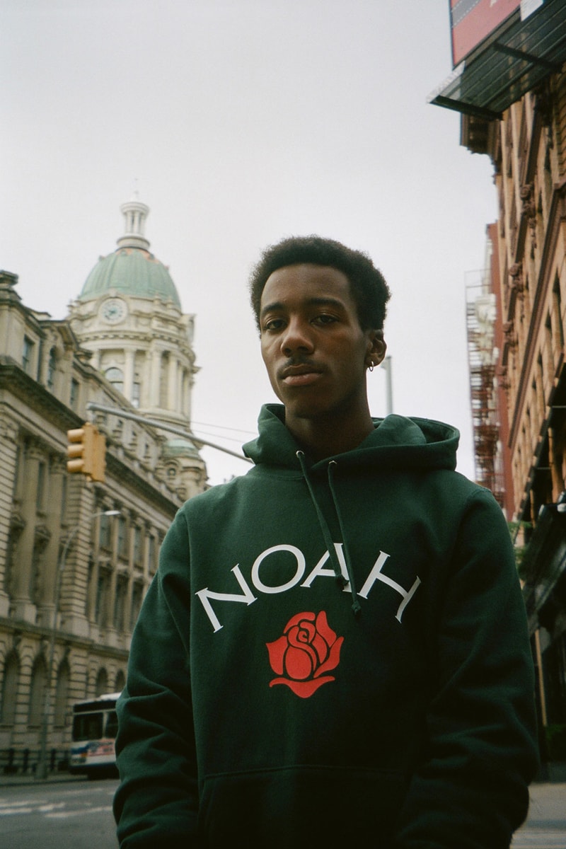noah fall winter rose logo hoodies tote bags streetwear 