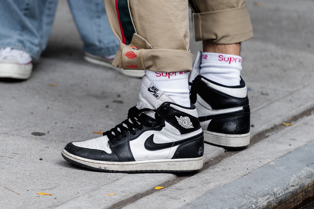 best street style sneakers new york fashion week nyfw nike Flyknit adidas comme des garcons sacai shox yeezy boost 700 balenciaga track converse pro leather ss20 spring summer 2020 