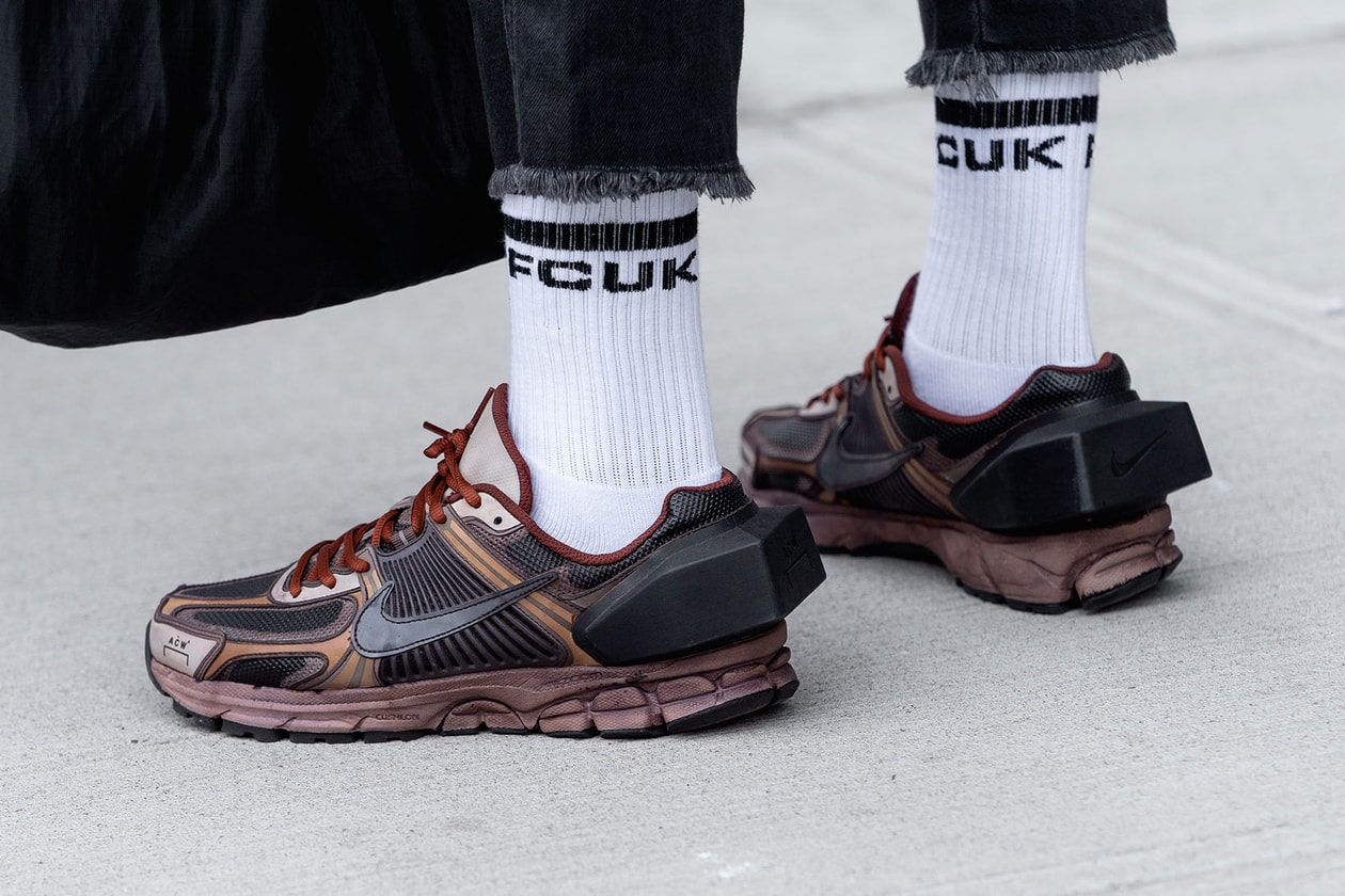 best street style sneakers new york fashion week nyfw nike adidas comme des garcons sacai shox yeezy boost 700 balenciaga track converse pro leather ss20 spring summer 2020 
