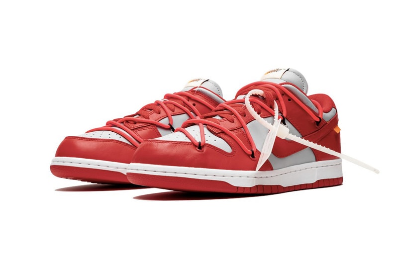 Off-White Nike Dunk Low University Red Gold Pine Green Release Date Price Info Virgil Abloh Sneakers Trainers