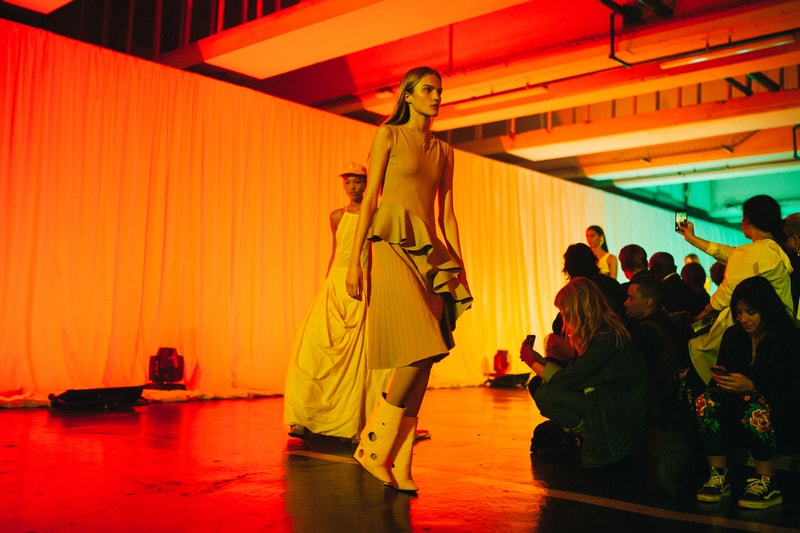 Off-White Spring/Summer 2020 Collection Backstage Gigi Hadid Bella Hadid Adut Akech Alek Wek Virgil Abloh Peggy Gou Halsey Sita Abellan
