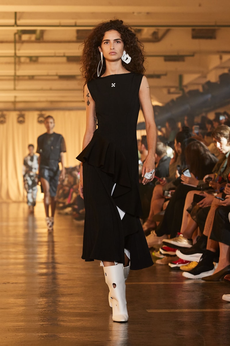 off-white spring summer 2020 virgil abloh runway paris fashion week bella gigi hadid 