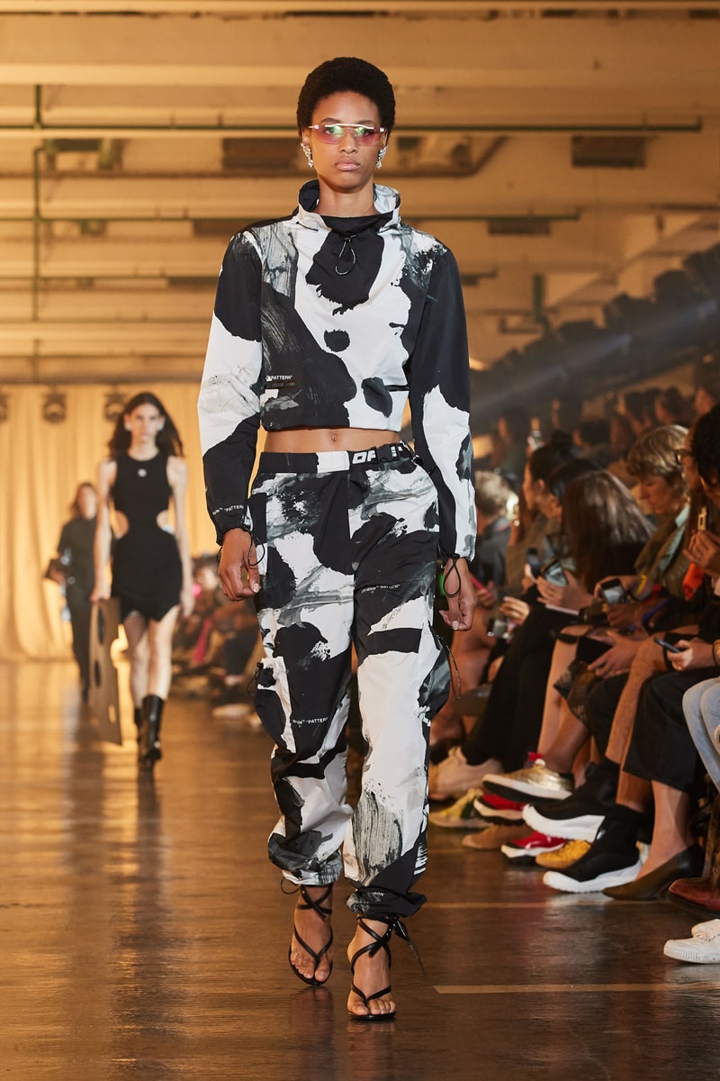 off-white spring summer 2020 virgil abloh runway paris fashion week bella gigi hadid 