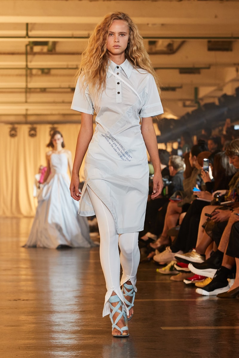 off-white spring summer 2020 virgil abloh runway paris fashion week bella gigi hadid 