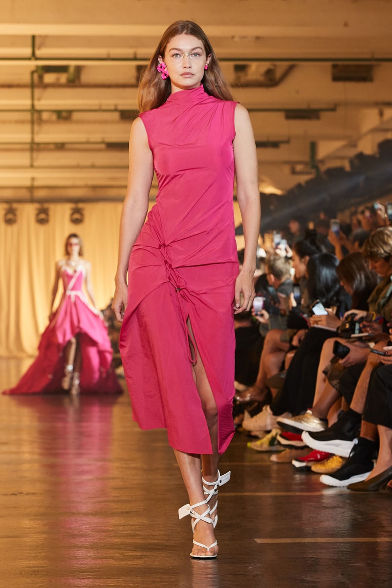 off-white spring summer 2020 virgil abloh runway paris fashion week bella gigi hadid 