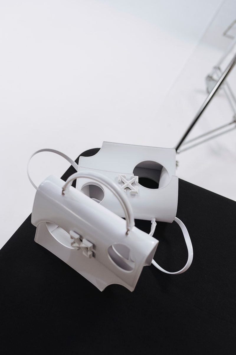 Off-White Meteor Shower Cut-Out Bag Virgil Abloh Spring/Summer 2020 SS20 Paris Fashion Week Runway Piece Release Campaign