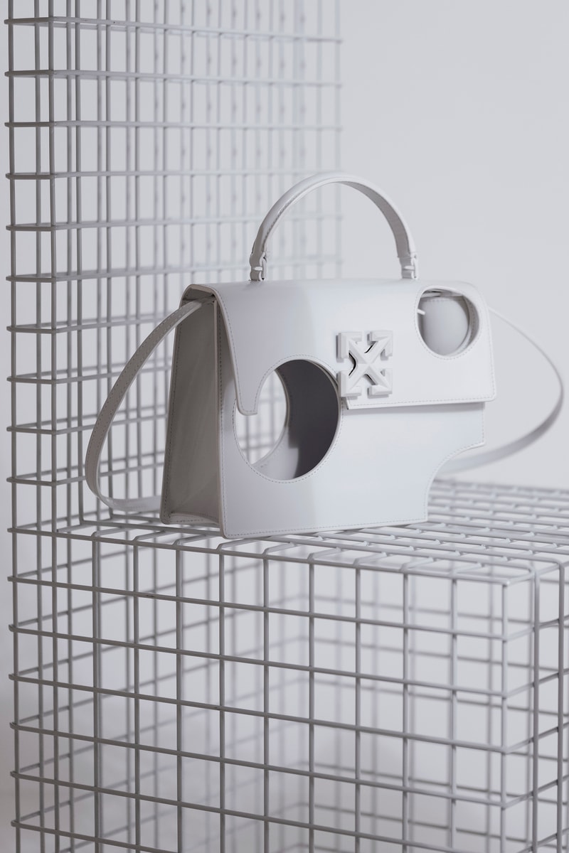 Off-White Meteor Shower Cut-Out Bag Virgil Abloh Spring/Summer 2020 SS20 Paris Fashion Week Runway Piece Release Campaign