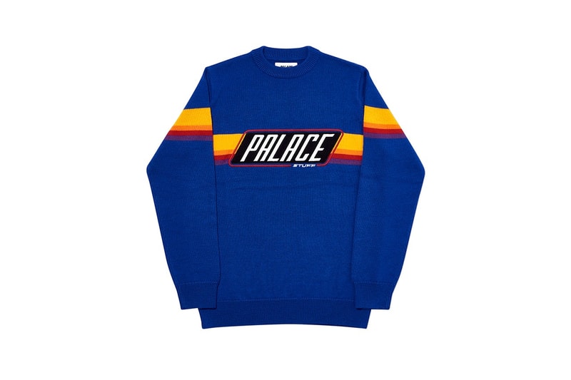 Palace Fall Winter 2019 Collection Sweater Blue