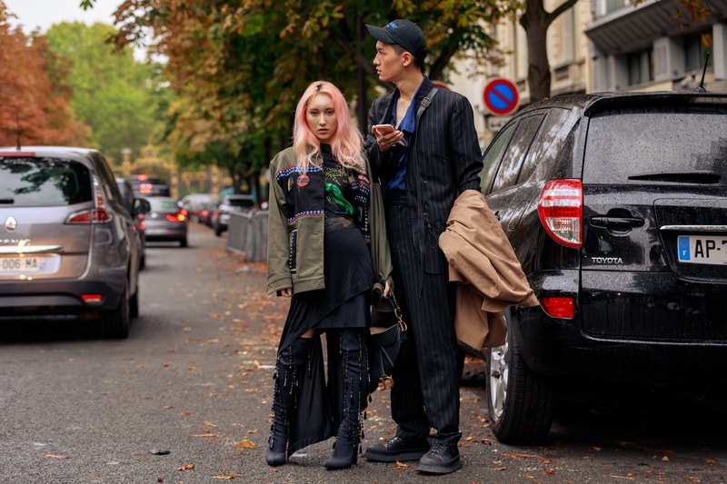Paris Fashion Week Street Style Spring/Summer 2020 Louis Vuitton Dior Acne Studios Saint Laurent Off-White Sora Choi Adesuwa Aighewi