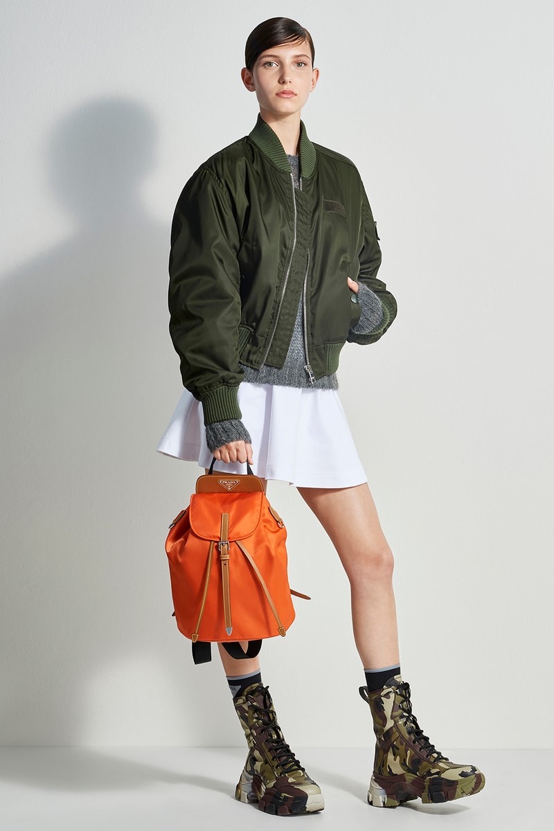 Prada Escape Collection Selfridges London Store Camo Water Bottle