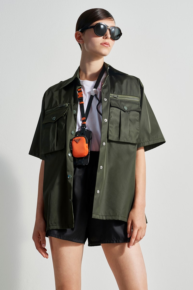 Prada Escape Collection Selfridges London Store Camo Water Bottle