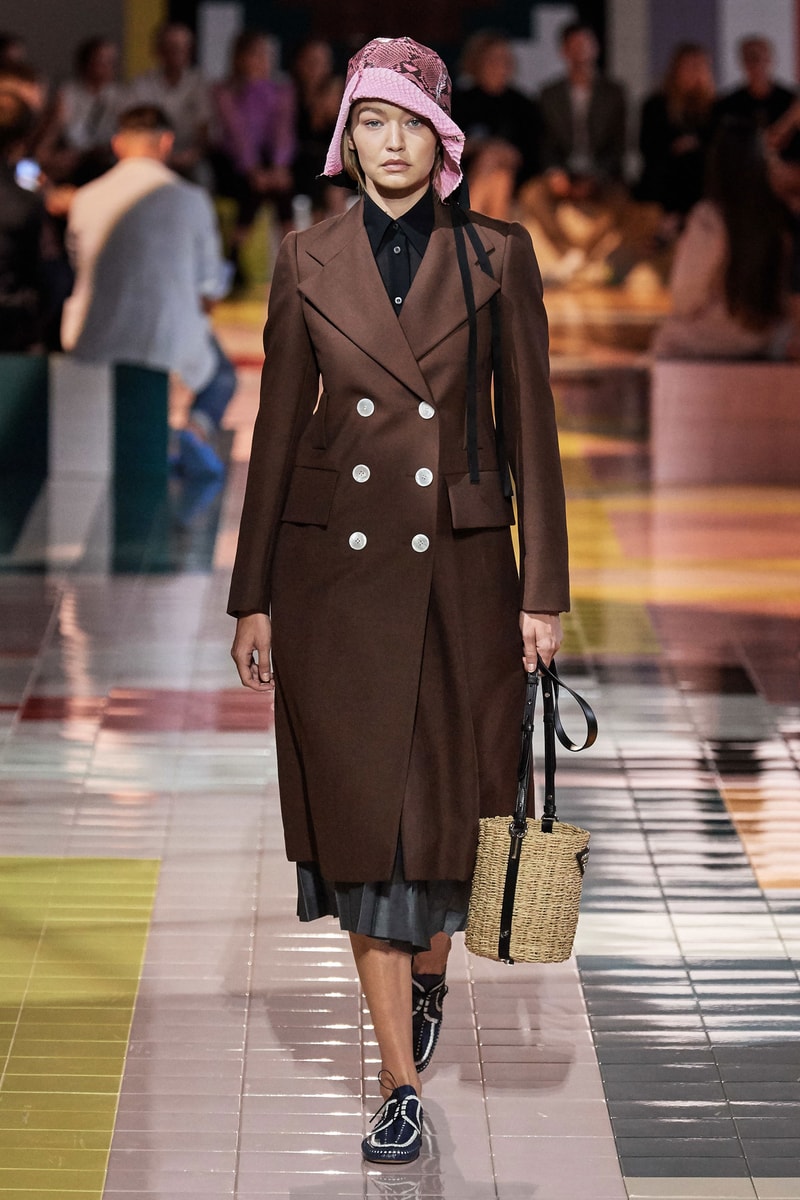 Prada Spring Summer 2020 Collection Milan Fashion Week Jacket Brown