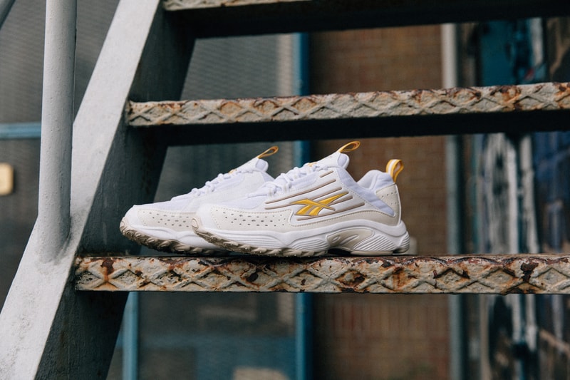 Reebok DMX Series 2K Collection White Toxic Yellow