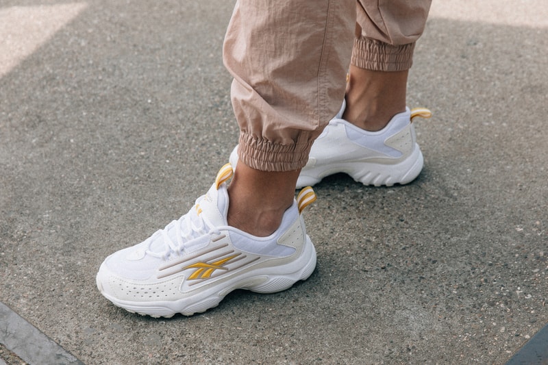 Reebok DMX Series 2K Collection White Toxic Yellow