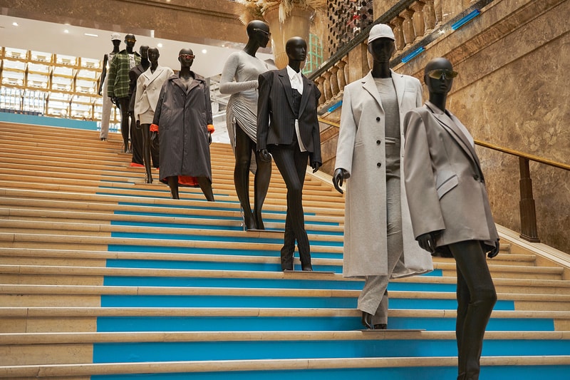 rihanna fenty pop up galeries lafayette champs elysees paris fashion clothes 