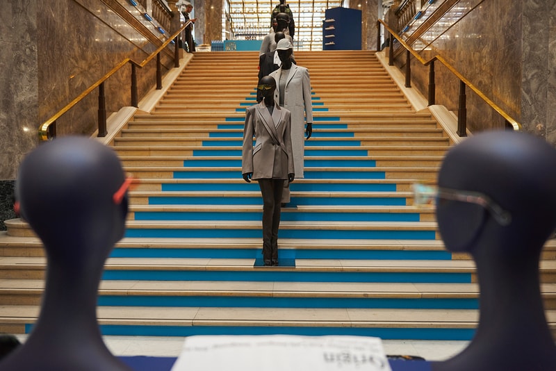 rihanna fenty pop up galeries lafayette champs elysees paris fashion clothes 
