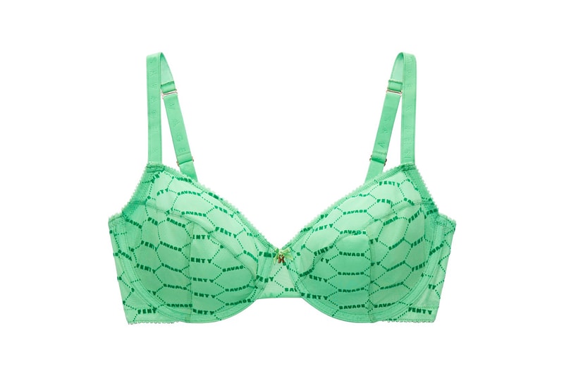 Savage X Fenty Fall Winter 2019 Lingerie Collection Bra Green Amazon