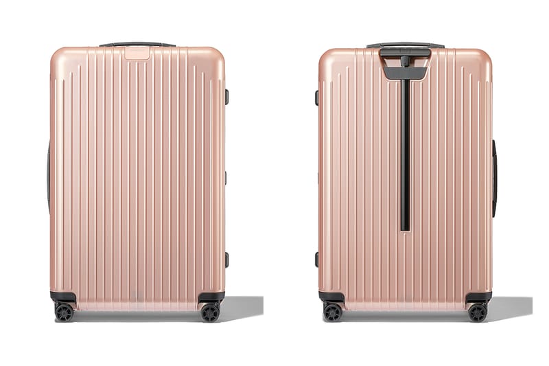 RIMOWA Unveils Its Essential Lite Suitcase in "Pearl Rose"