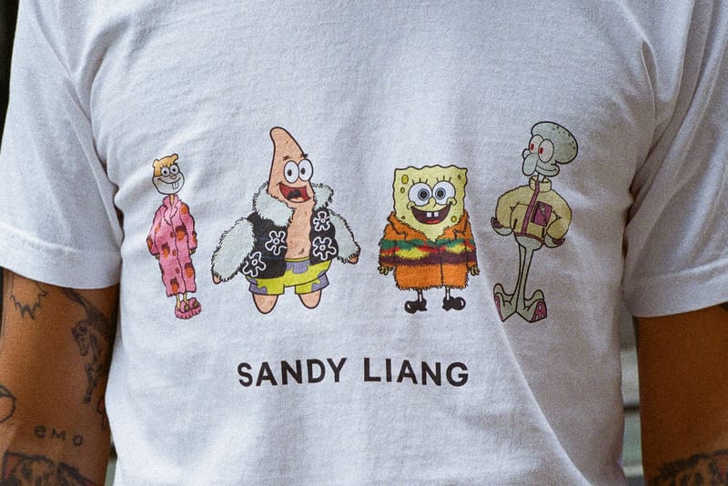 Here's Where to Cop the 'SpongeBob SquarePants' x Sandy Liang T-Shirt