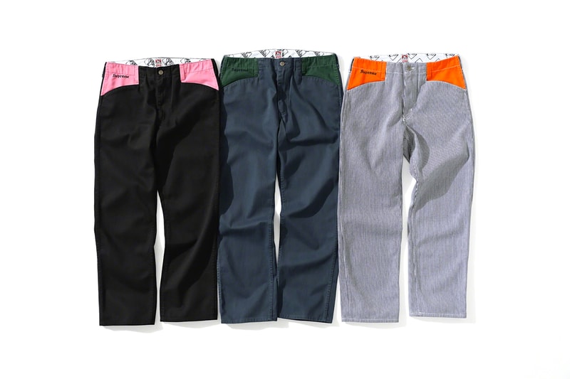 supreme ben davis fall collection jackets shirts overalls pants beanies fashion workwear