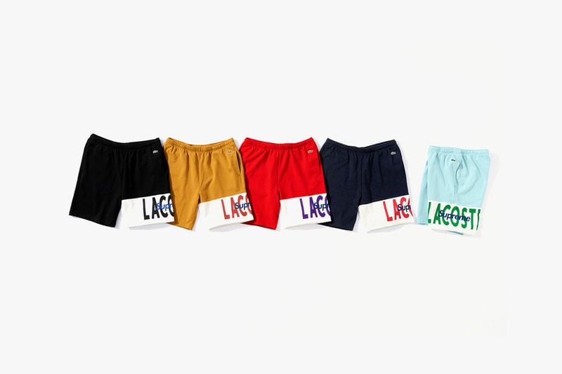 supreme lacoste fall winter collection jackets hoodies pants hats beanies release date clothes fashion