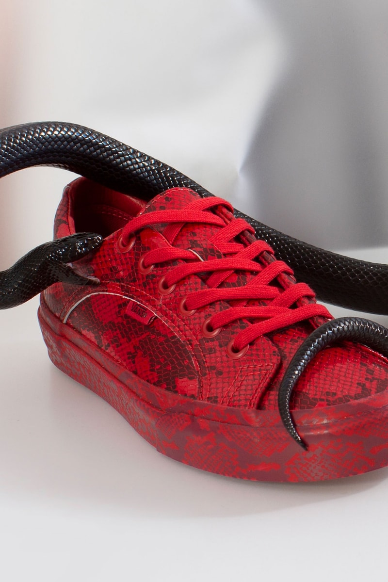 Vans x Opening Ceremony Lampin Snakeskin Pack Red