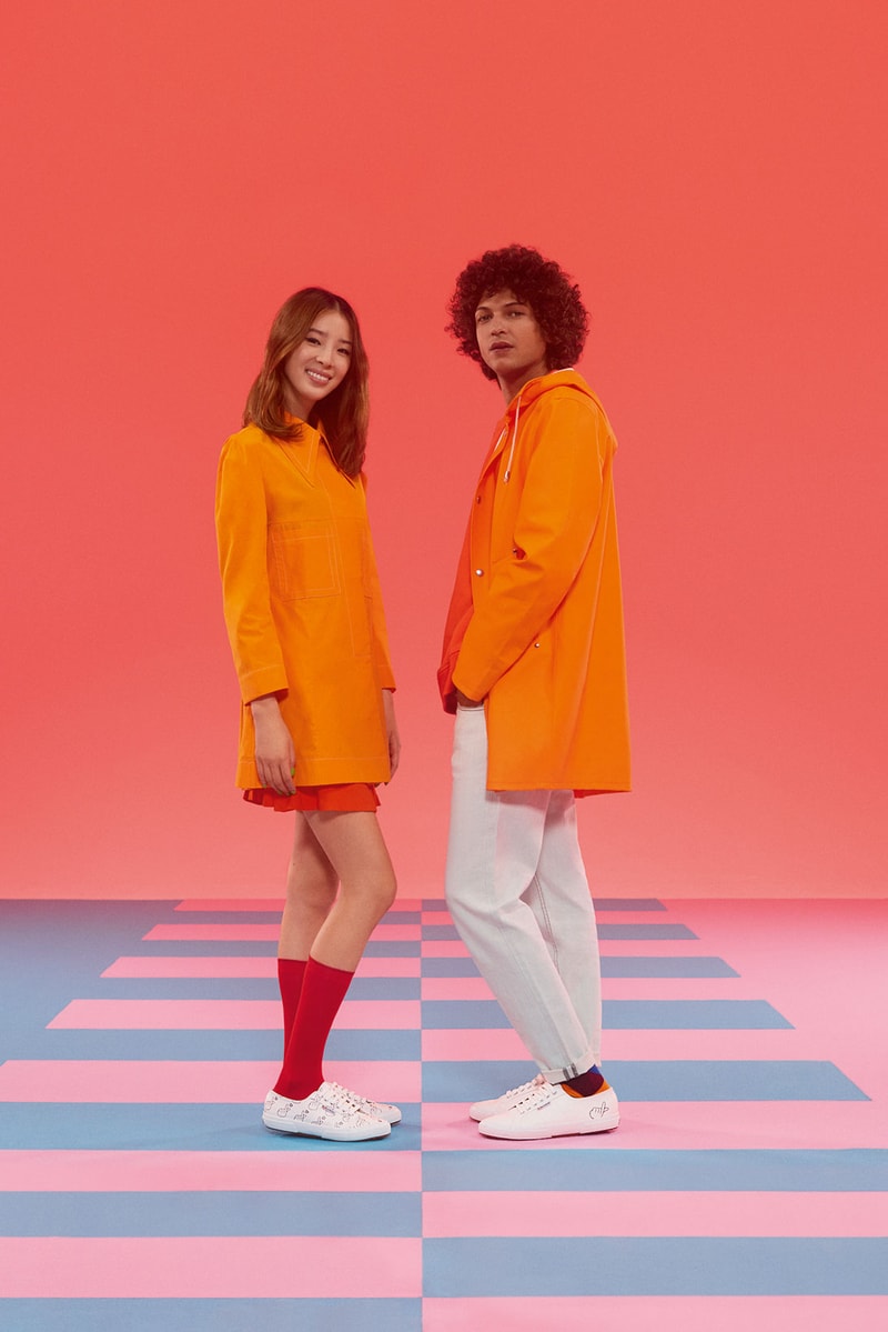 yoox superga couple twinning shoes collaboration sneakers korea irene kim