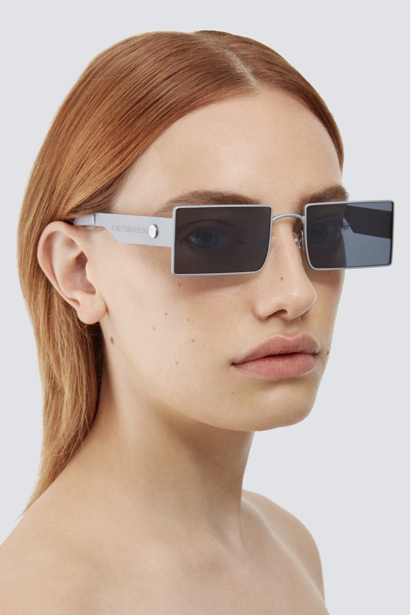 A BETTER FEELING Minimal Futuristic Eyewear Brand Sunglasses Stainless Steel