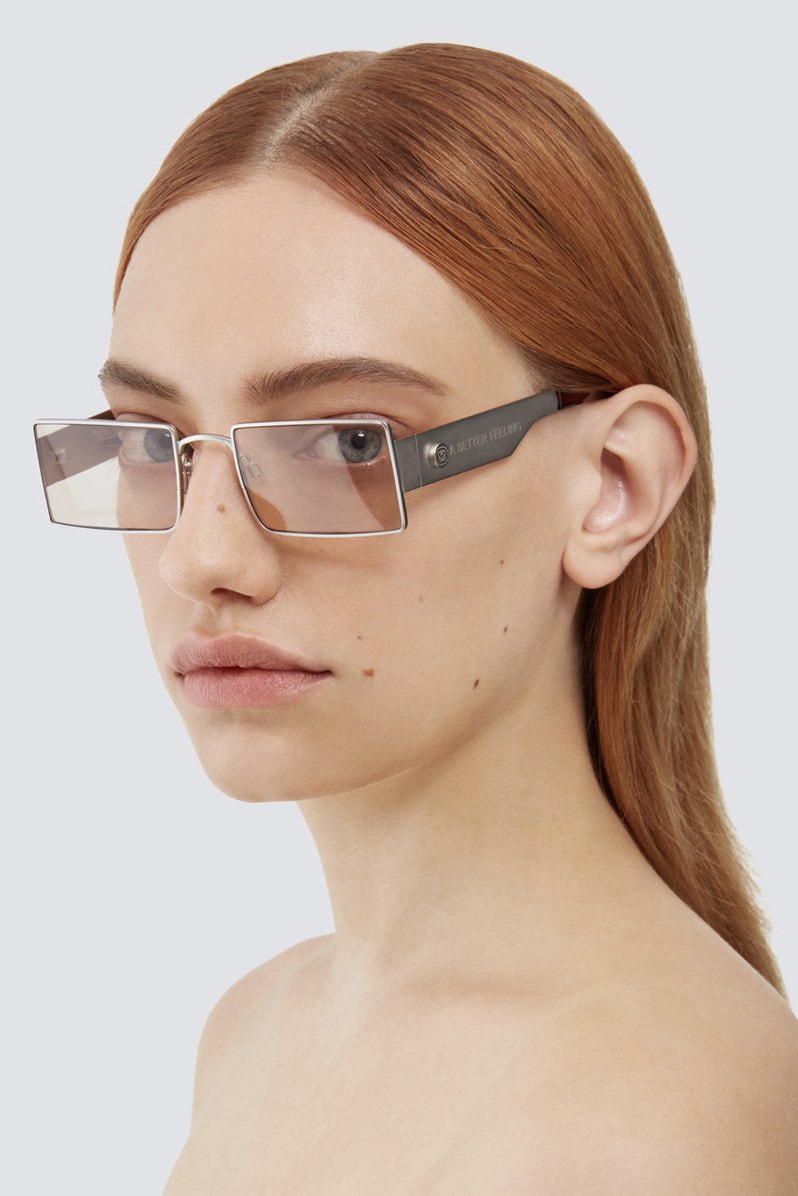 A BETTER FEELING Minimal Futuristic Eyewear Brand Sunglasses Stainless Steel