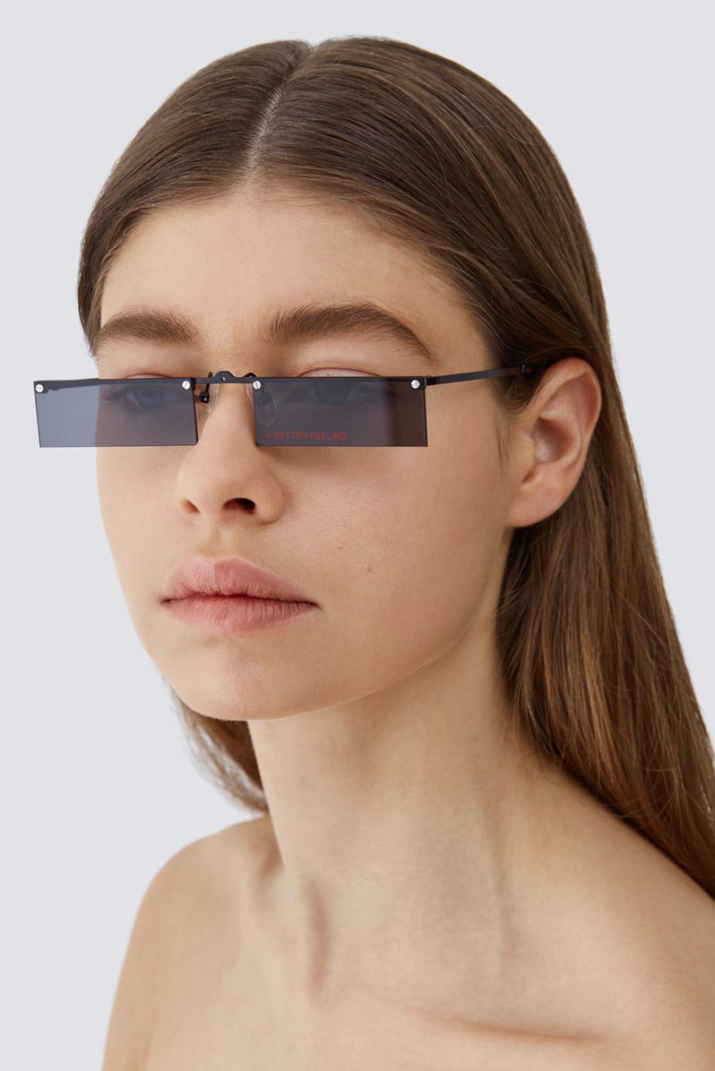 A BETTER FEELING Minimal Futuristic Eyewear Brand Sunglasses Stainless Steel