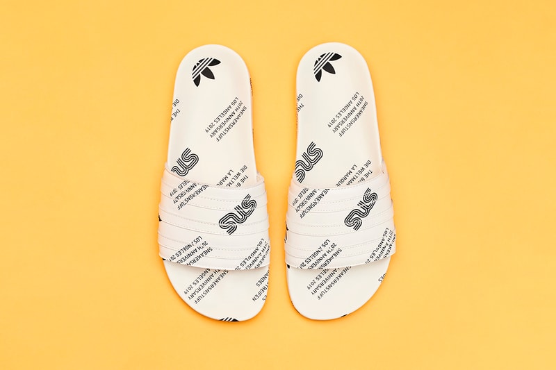 Sneakersnstuff x adidas Adilette Slide 20th Anniversary
