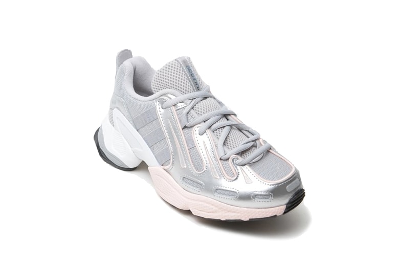adidas Originals EQT Gazelle Sneaker Pastel Pink Silver Grey Shoe Trainer Futuristic Chunky Silhouette