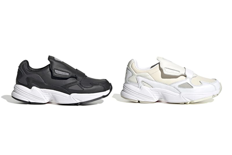 Go Minimal in adidas Originals' Monochrome Falcon RX Sneakers