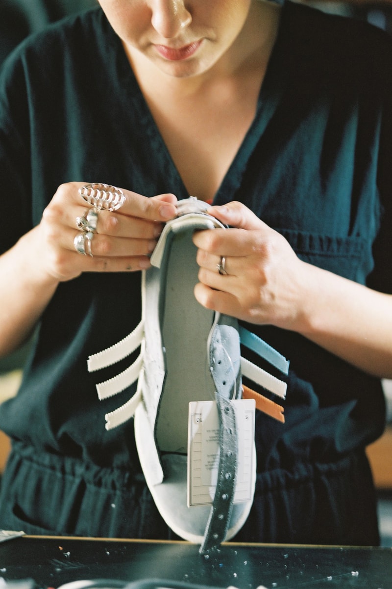 Helen Kirkum adidas Originals Campus 80 Sneakers collaboration makerlab