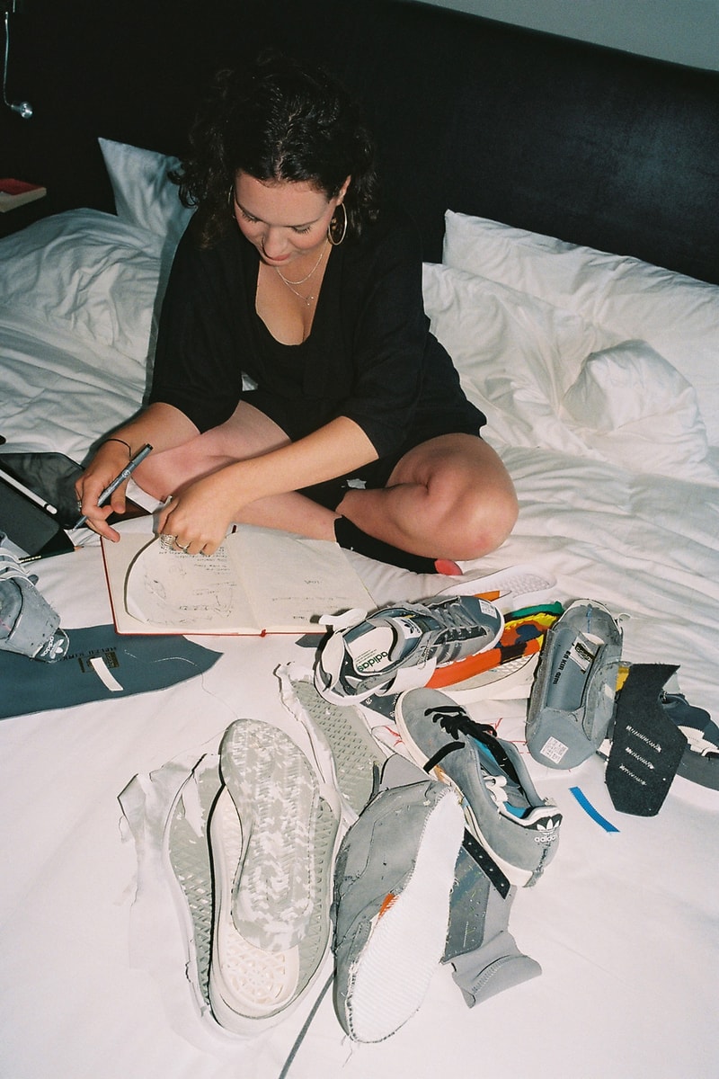 Helen Kirkum adidas Originals Campus 80 Sneakers collaboration makerlab