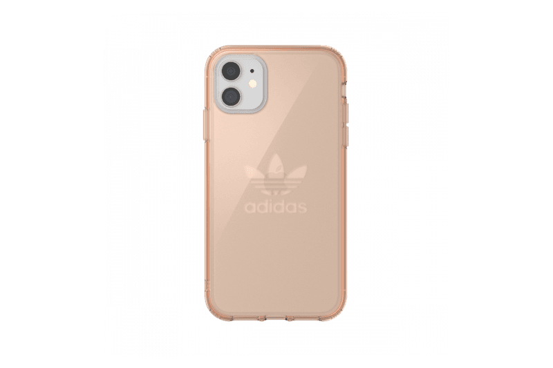 adidas Originals iPhone 11 Case Trefoil Clear Rose Gold