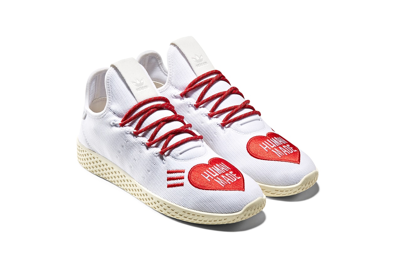 adidas originals pharrell human made nigo collaboration hu nmd tennis solar sneakers trainers 