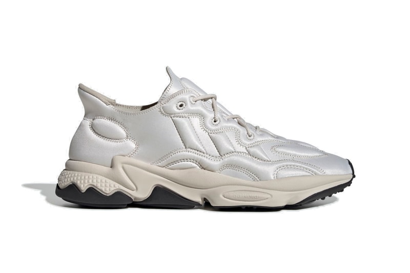 adidas Originals Ozweego Tech Sneaker Release Silver Grey Brown 3M Shiny Trainer 