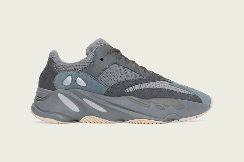 adidas YEEZY BOOST 700 "Teal Blue" Release Date Kanye West adidas Originals Drop Grey Blue Orange Chunky Shoe