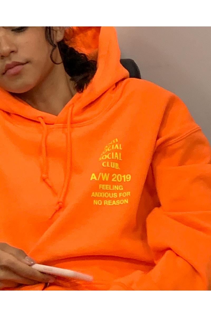 anti social club assc fall winter collection feeling anxious for no reason hoodies t-shirts jackets