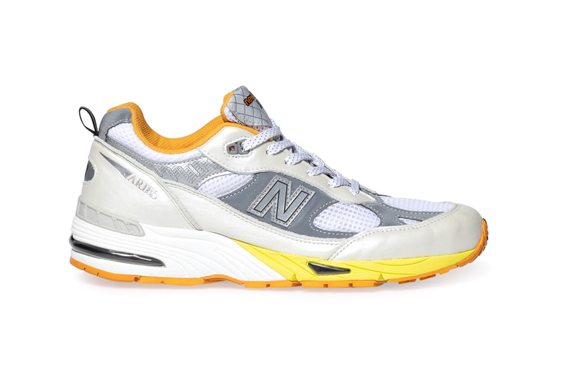 Aries x New Balance 991 Sneaker Trainers Apparel Collaboration Sofia Prantera