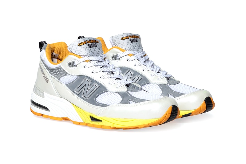 Aries x New Balance 991 Sneaker Trainers Apparel Collaboration Sofia Prantera