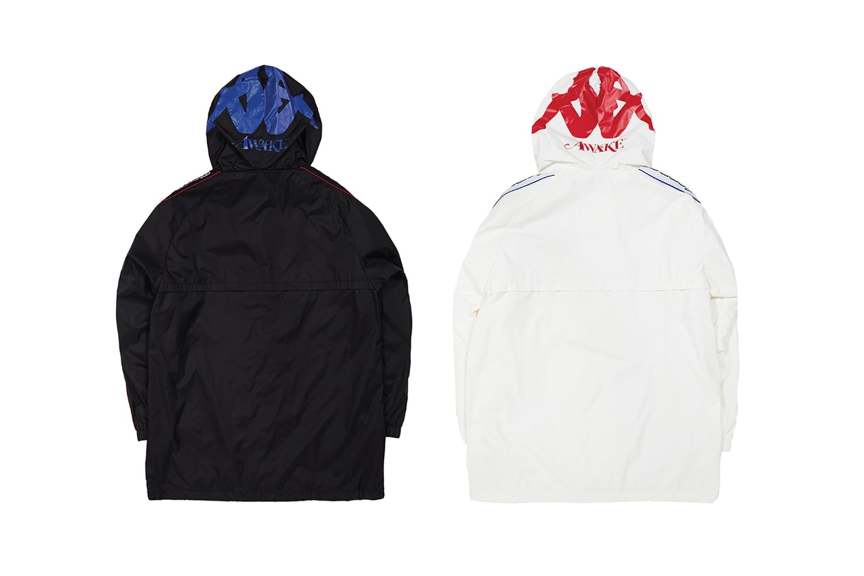 awake ny kappa fall winter capsule collection 90s retro sportswear jackets jerseys bucket hats angelo baque