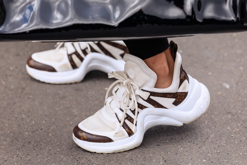 Best Street Style Sneakers Paris Fashion Week SS20 Nike sacai LDWaffle Daybreak Asics Kiko Kostadinov Louis Vuitton Archlight Prada Cloudbust thunder adidas magmur runner