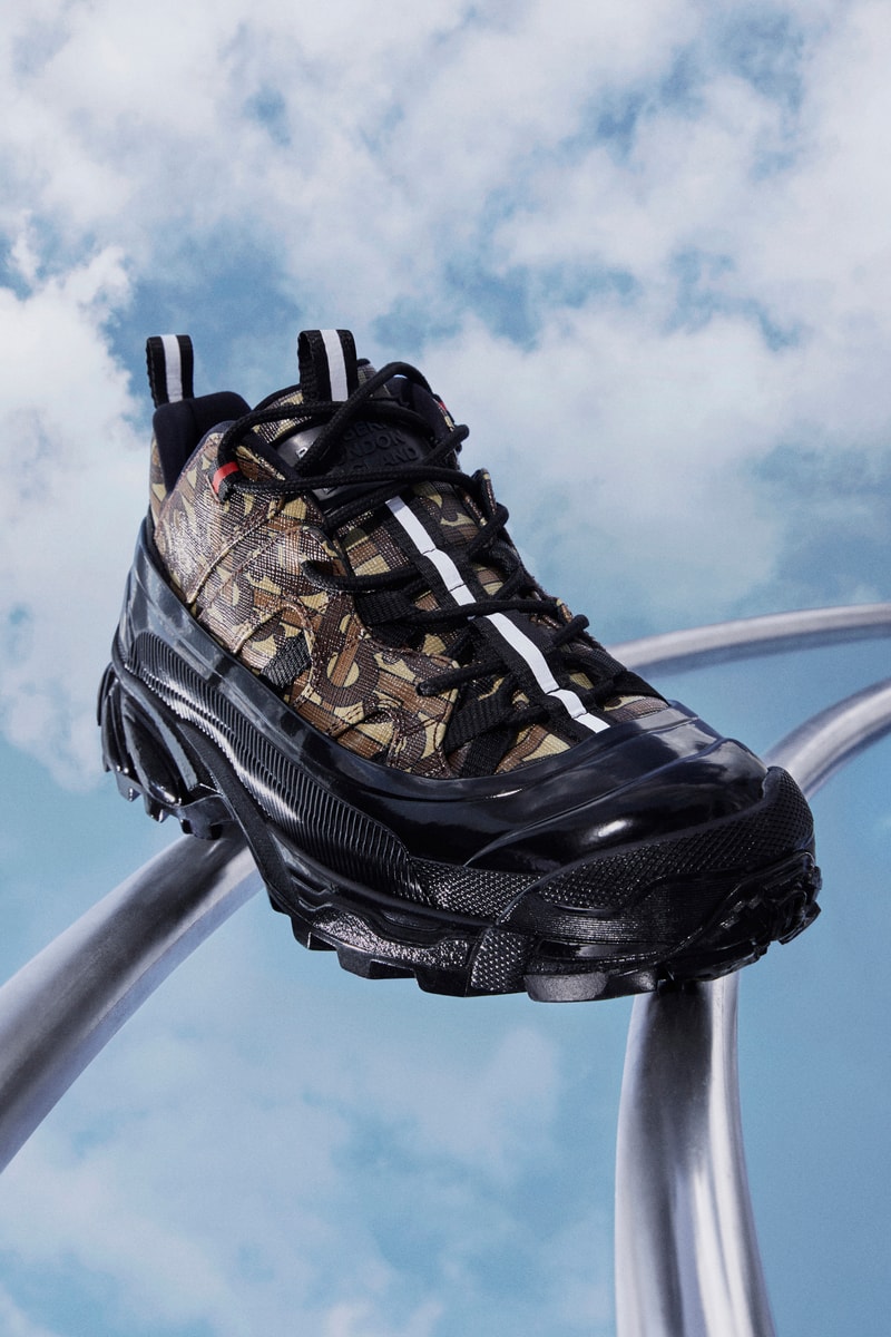 Burberry Arthur Sneaker Trainer Release Campaign Monogram Logo Riccardo Tisci Footwear Shoes Chunky Silhouette