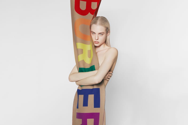 Burberry Is Launching the Perfect Rainbow Logo Scarf for Fall