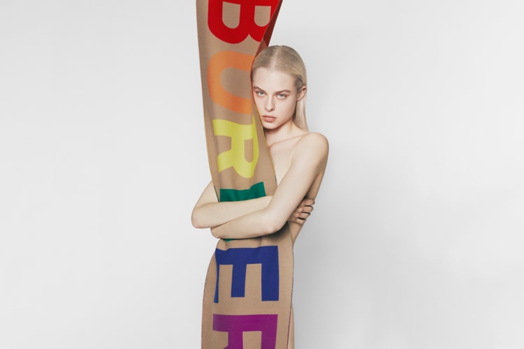 Burberry Is Launching the Perfect Rainbow Logo Scarf for Fall