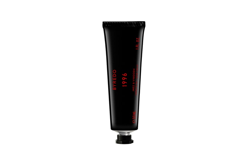 byredo kirsten 1996 limited edition collection hair perfume fragrance travel case hand cream black red 