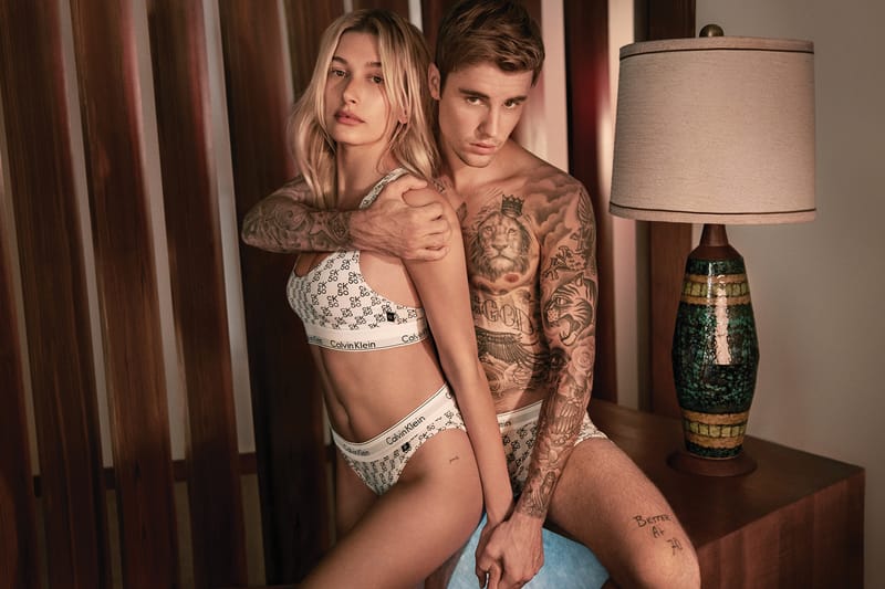 Hailey & Justin Bieber Star in Their First Campaign Together for Calvin Klein