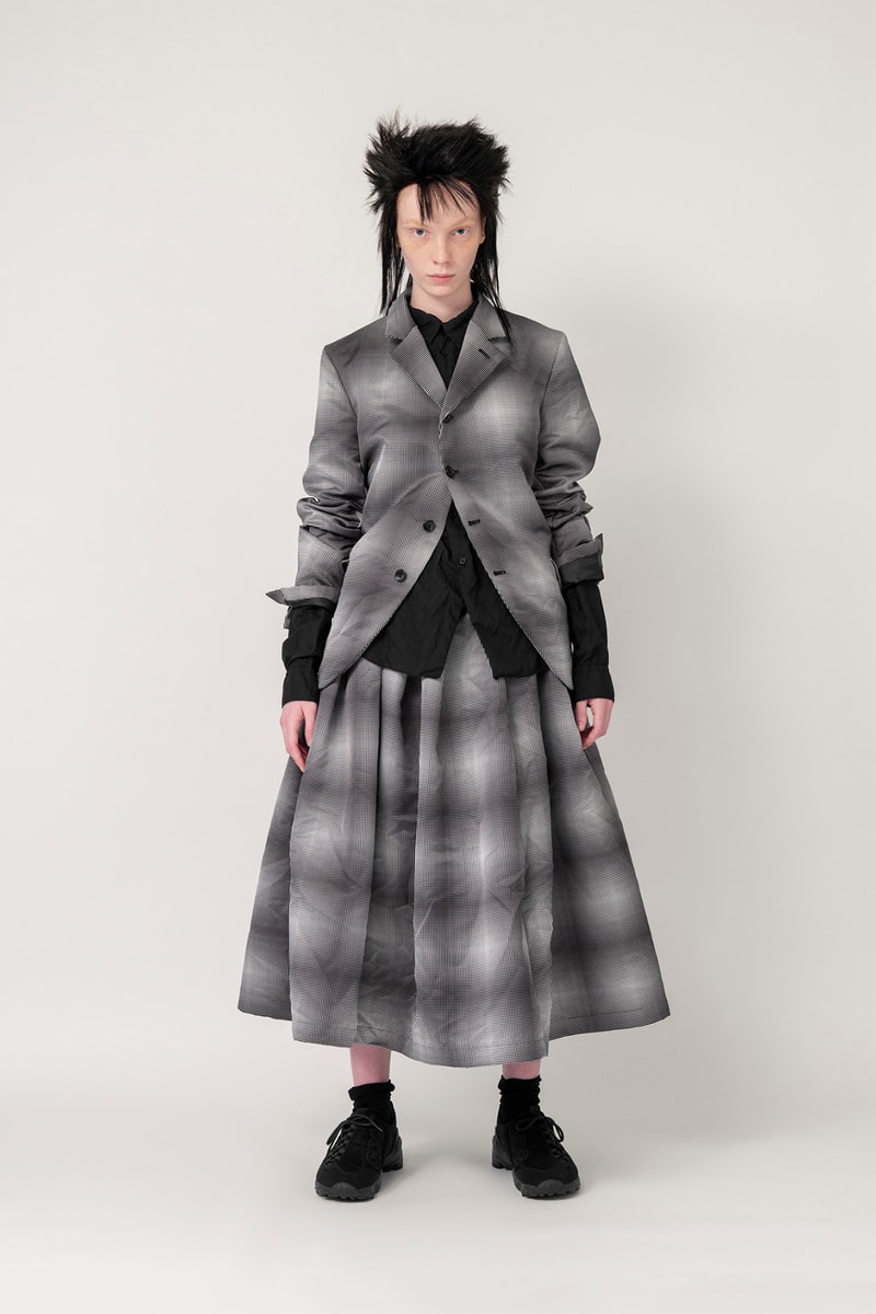Nike x BLACK COMME des GARCONS Fall/Winter 2019 Collection Jacket Skirt Plaid Womens